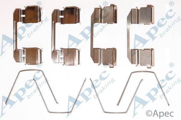 APEC BRAKING Lisakomplekt, ketaspiduriklotsid KIT1194